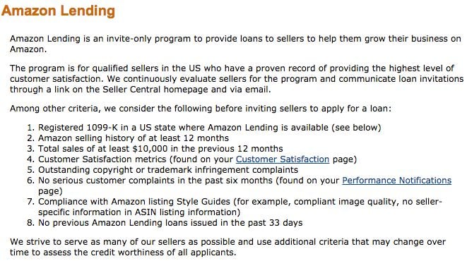 Amazon lending