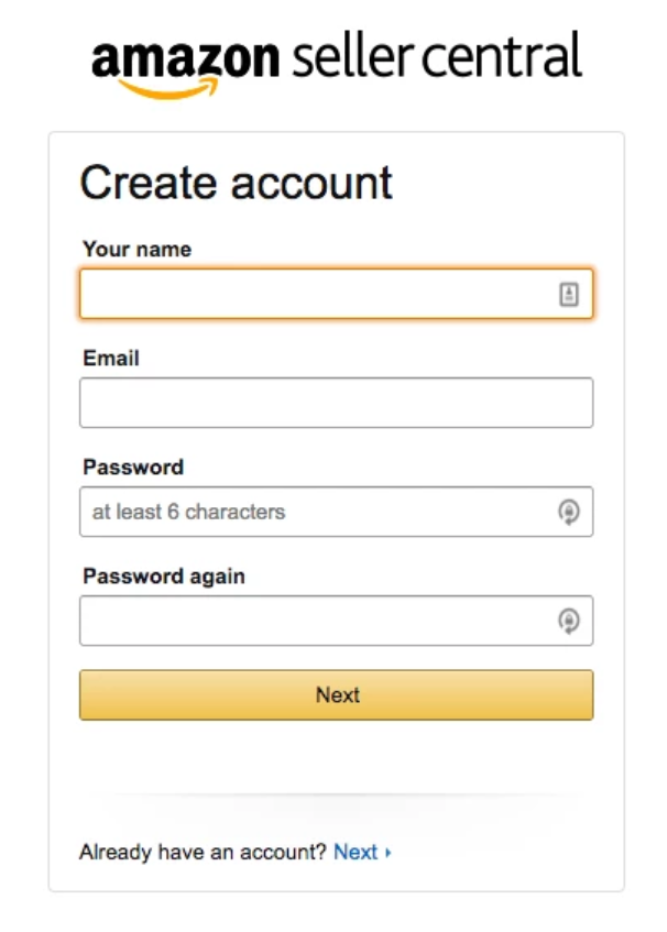 Create Amazon Account 2 