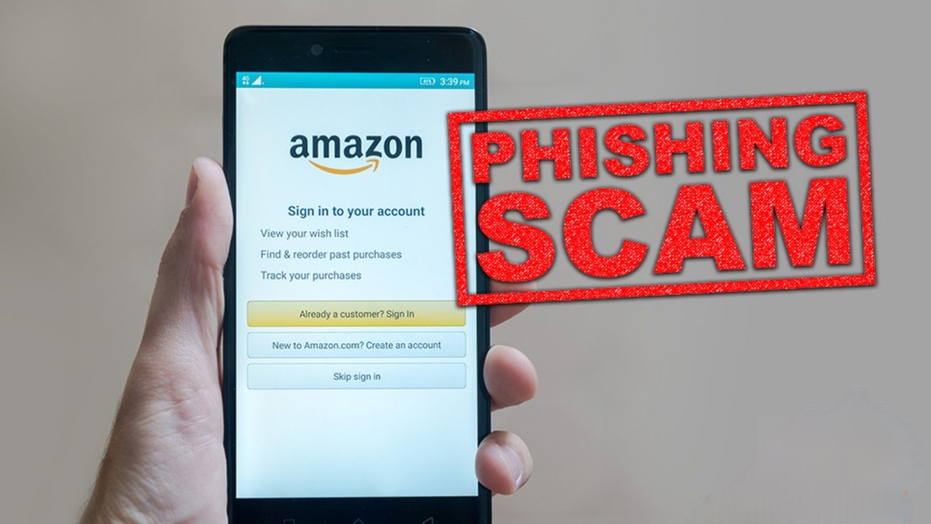 report phishing at amazon