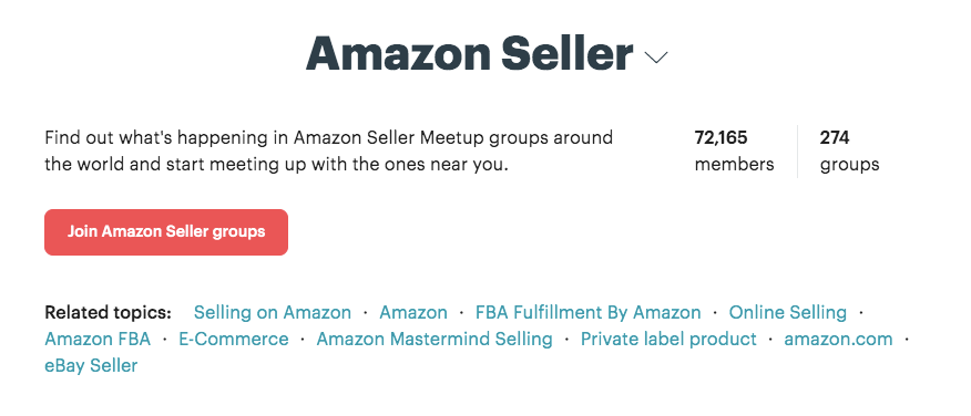 Amazon Seller Meetups