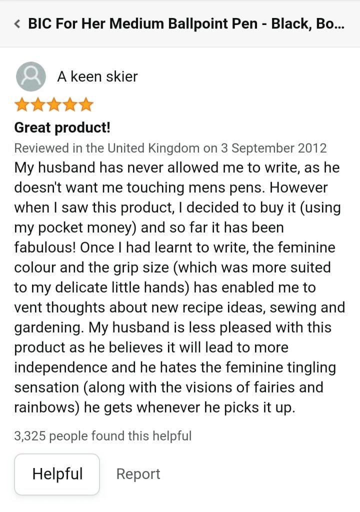 Funny Amazon Reviews