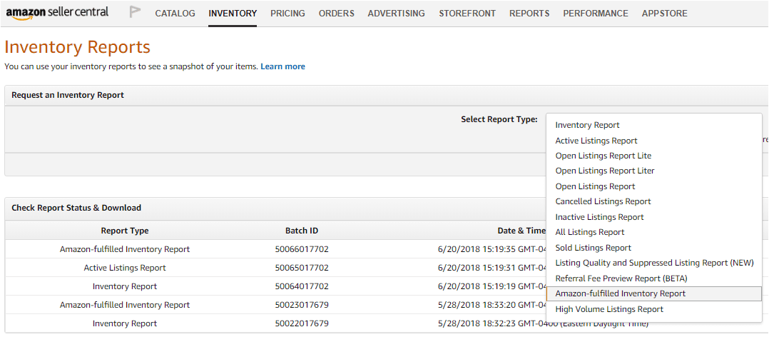 Decoding  Seller Central Business Report