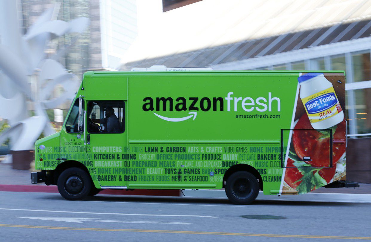 Specialized Amazon Fresh truck