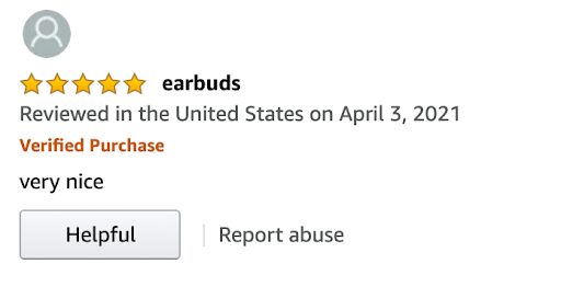 fake Amazon reviews